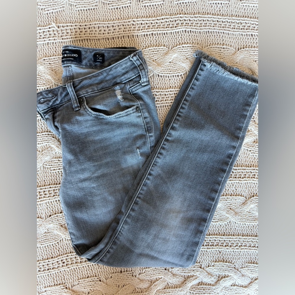Lucky Brand Women's Gray skinny Jeans